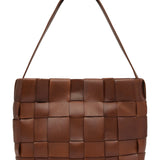 St Agni Woven Mini Tote in Chestnut