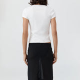 St Agni Organic Cotton Baby Tee in White