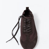 St Agni Ballet Sneaker in Coffee