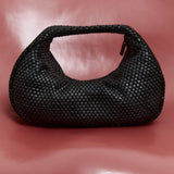 St Agni Lattice Weave Bon Bon Bag in Black