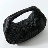 St Agni Lattice Weave Bon Bon Bag in Black