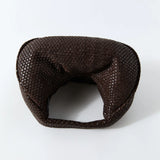 St Agni Lattice Weave Bon Bon Bag in Coffee