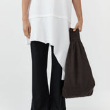 St Agni Canvas Large Crossbody Bag in Ash