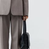 St Agni Woven Envelope Mini Tote in Black