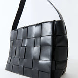 St Agni Woven Envelope Mini Tote in Black