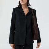 St Agni Lattice Weave Large Tote in Black