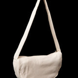 St Agni Perforated Crescent Bag in Tofu