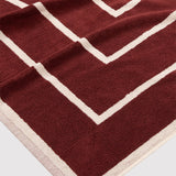 St Agni Pool Towel in Mahogany