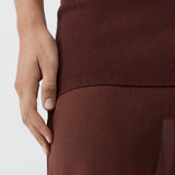 St Agni Sheer Silk Circle Hem Dress in Liqueur