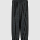 St Agni Silk Adjustable Balloon Pants in Washed Black