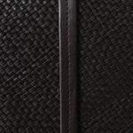 St Agni Woven Slim Bateau Tote in Coffee