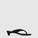 St Agni Suede Opanka Heel in Black