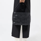 St Agni Woven Mini Tote in Black
