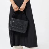 St Agni Woven Mini Tote in Black