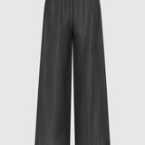 St Agni Woven Check Relaxed Pants in Iron Glaze