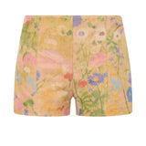 Maggie Marilyn Straight Talker Mini Short in Pressed Flowers