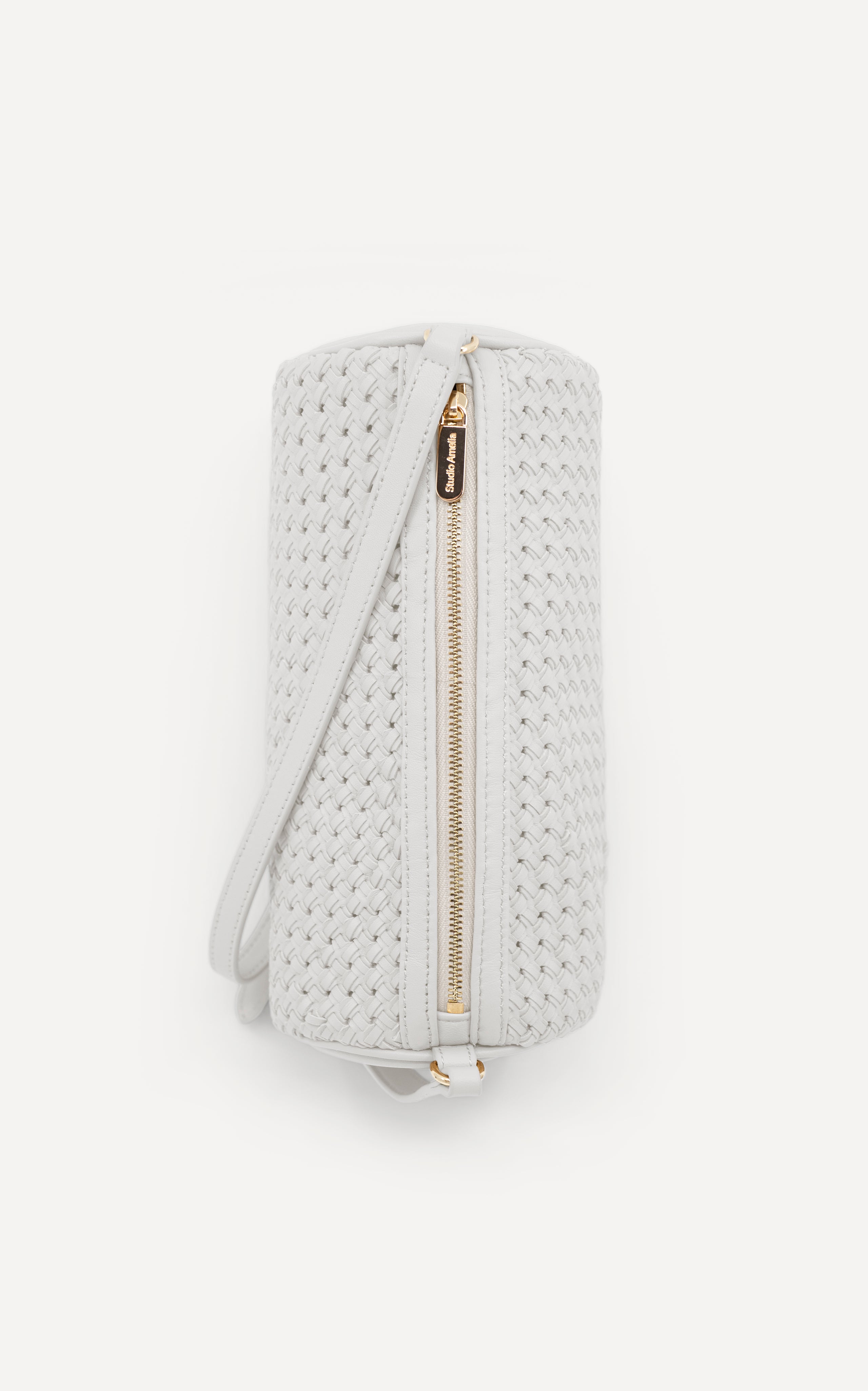 Studio Amelia Banderas Barrel Bag in Stone