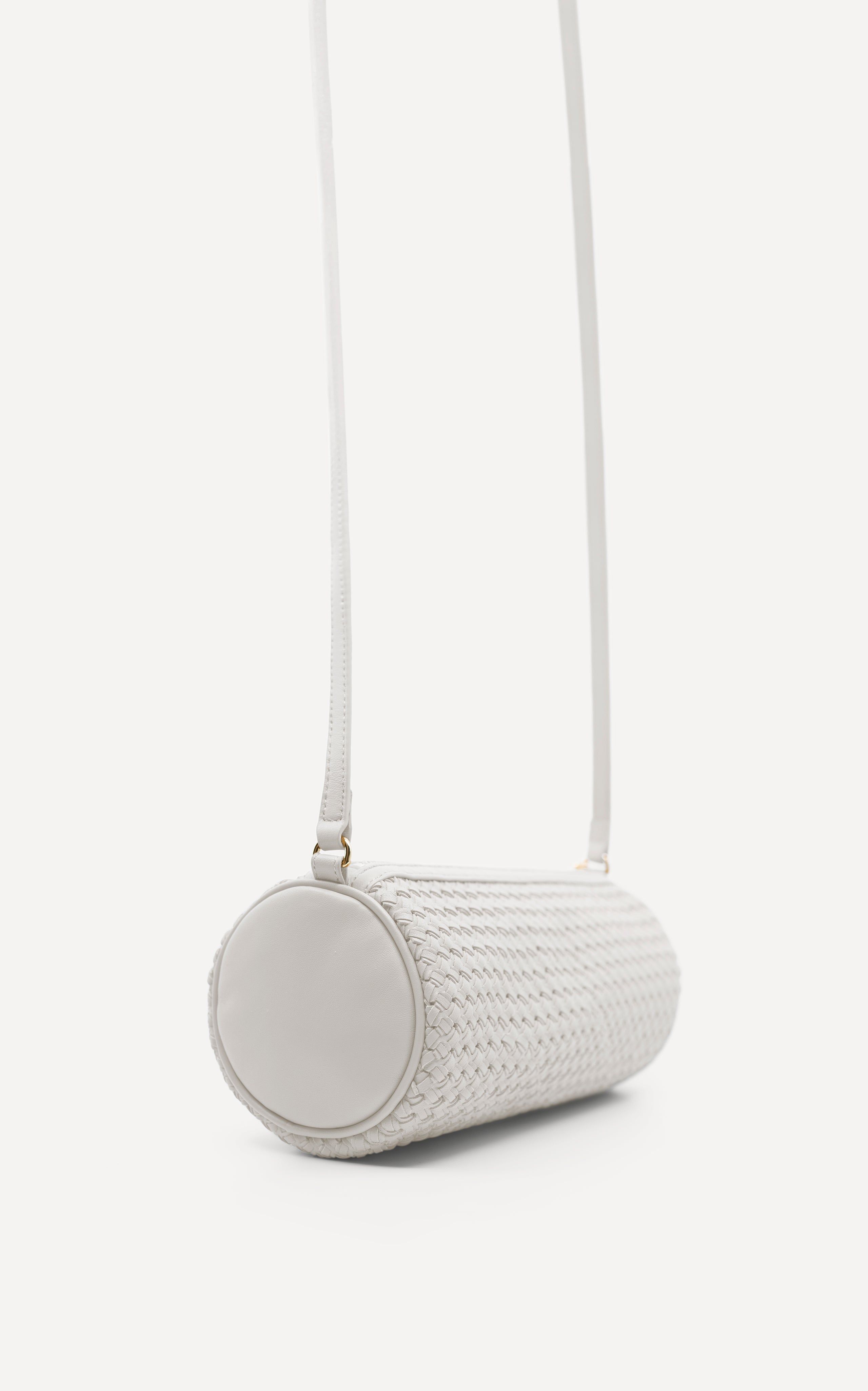 Studio Amelia Banderas Barrel Bag in Stone