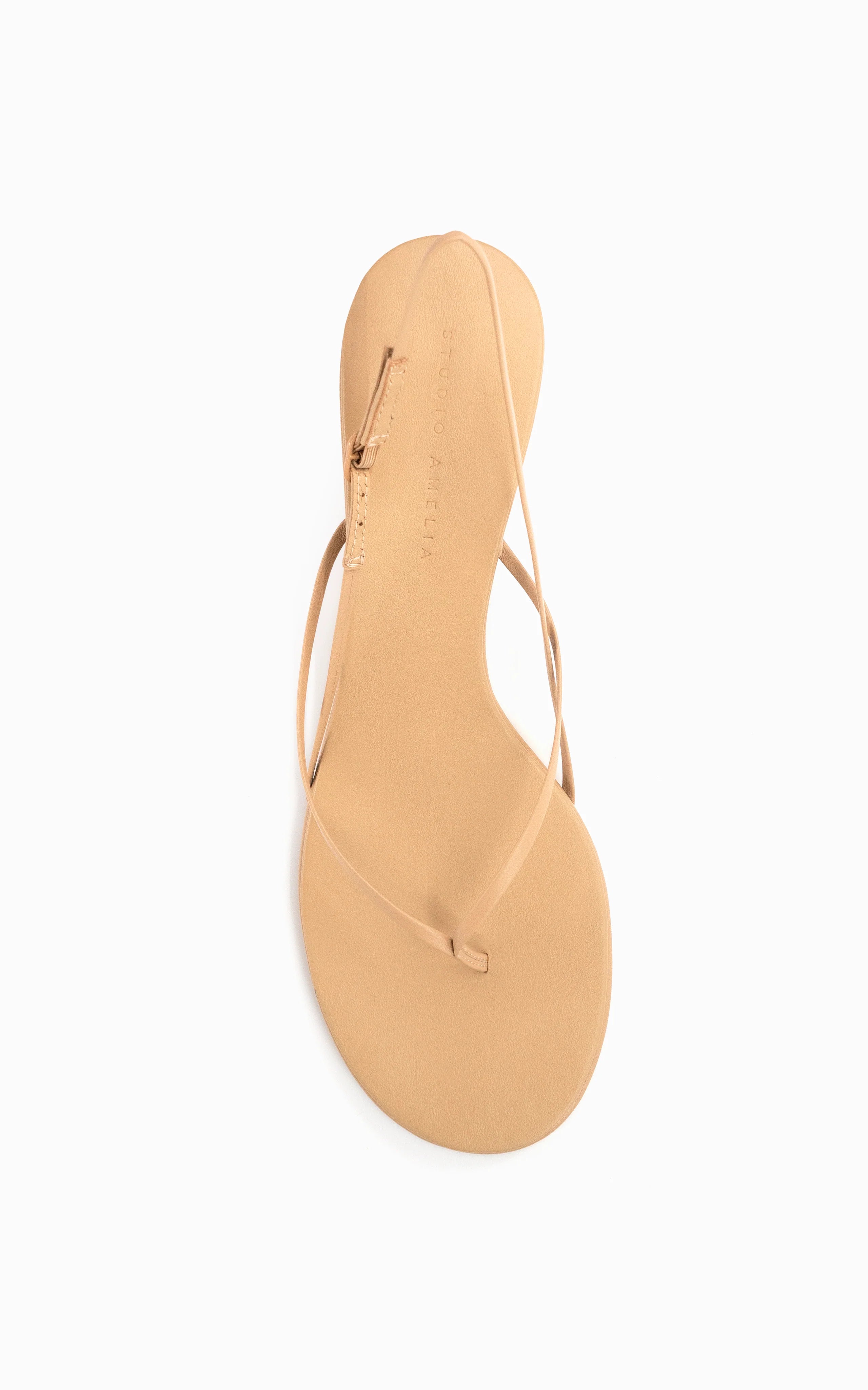 Studio Amelia Wishbone 50 Heel in Beige