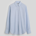 Toteme Oversized Summer Shirt in Sky Blue