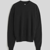 Toteme Classic Cashmere Crew Neck Knit in Black