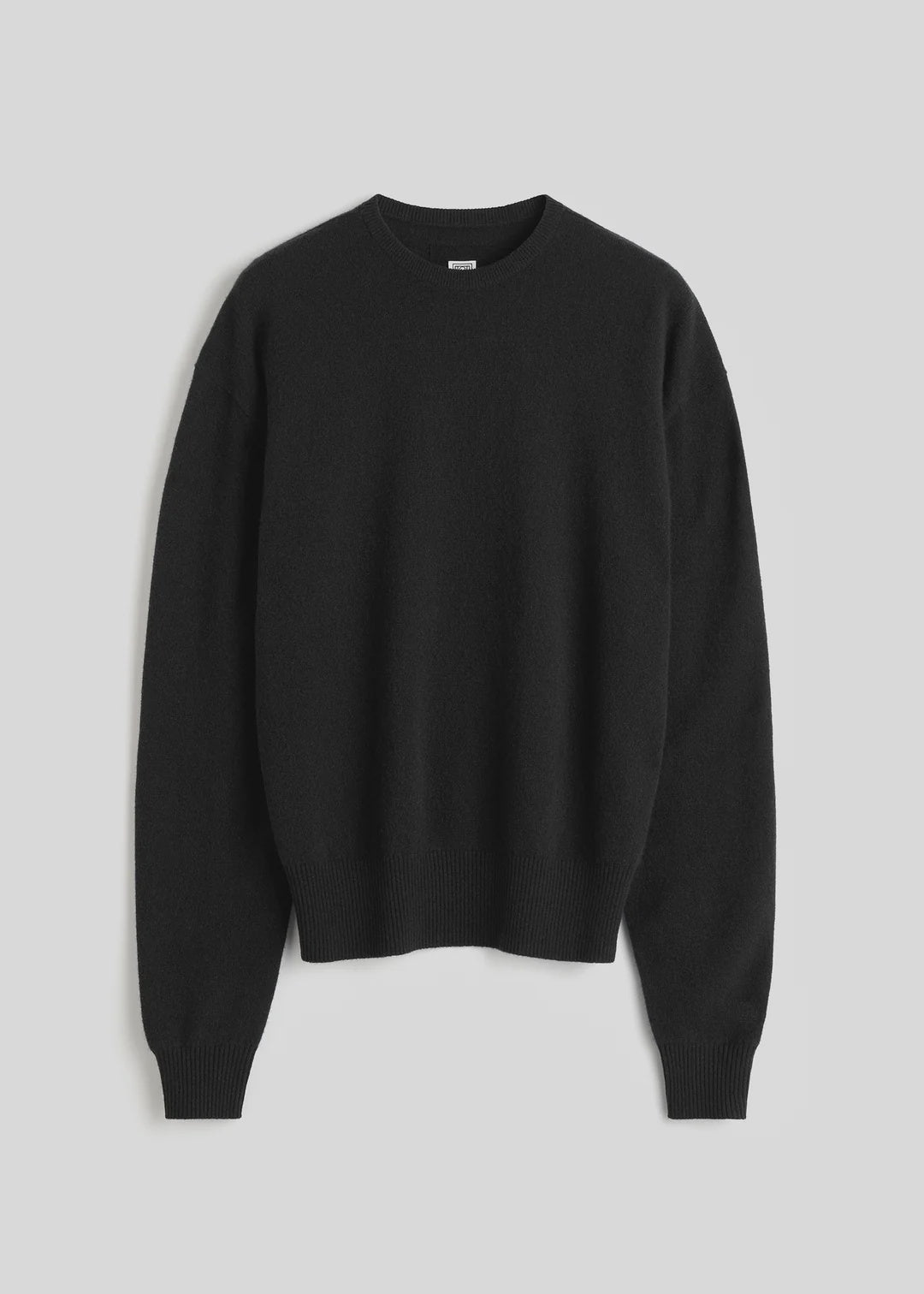 Toteme Classic Cashmere Crew Neck Knit in Black