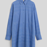 Toteme Long Summer Shirt in Cobalt