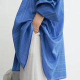 Toteme Long Summer Shirt in Cobalt