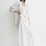 Toteme Tie Waist Skirt in White