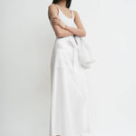 Toteme Tie Waist Skirt in White