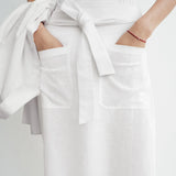 Toteme Tie Waist Skirt in White