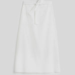 Toteme Tie Waist Skirt in White