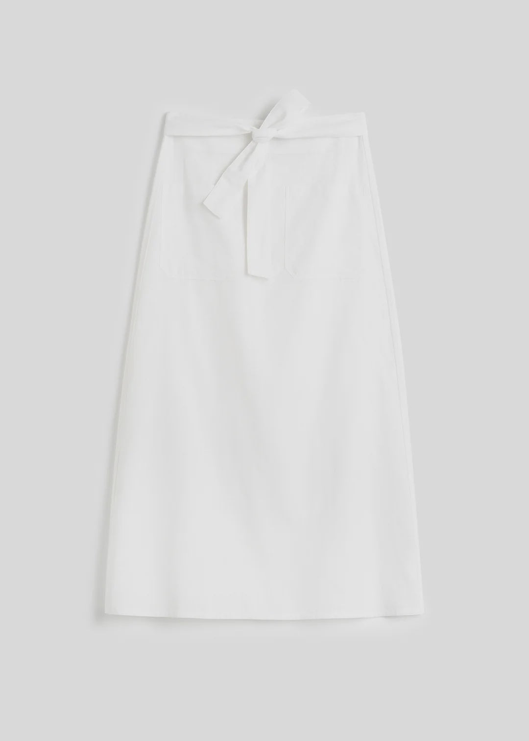 Toteme Tie Waist Skirt in White