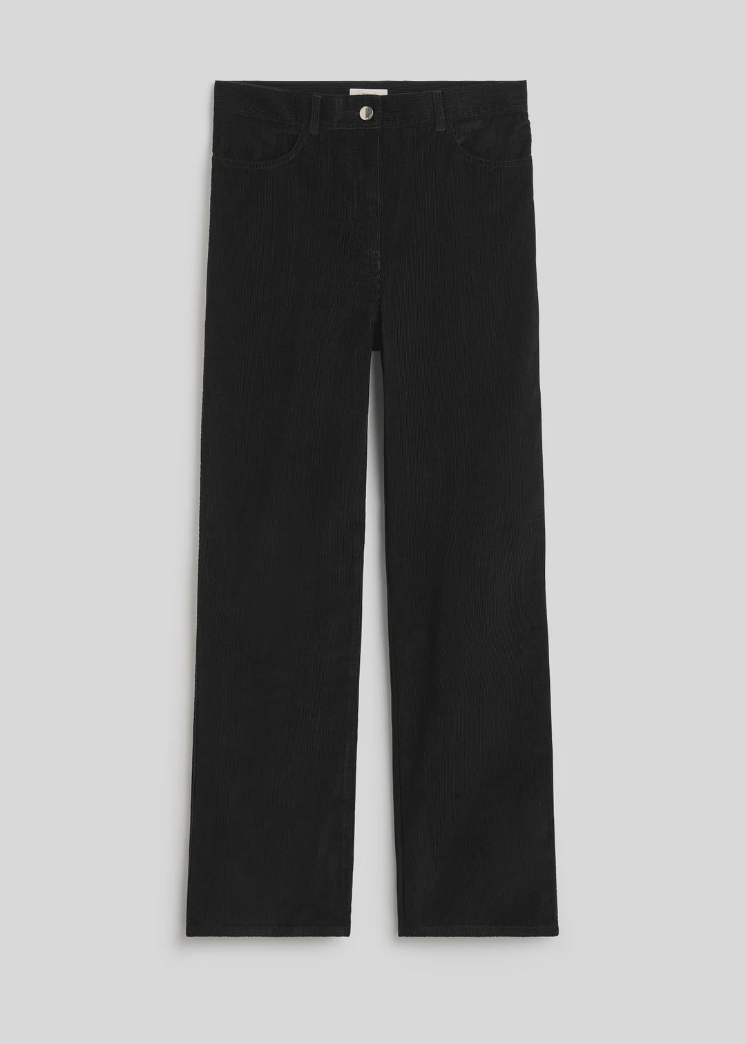 Toteme Straight Cord Trouser in Black
