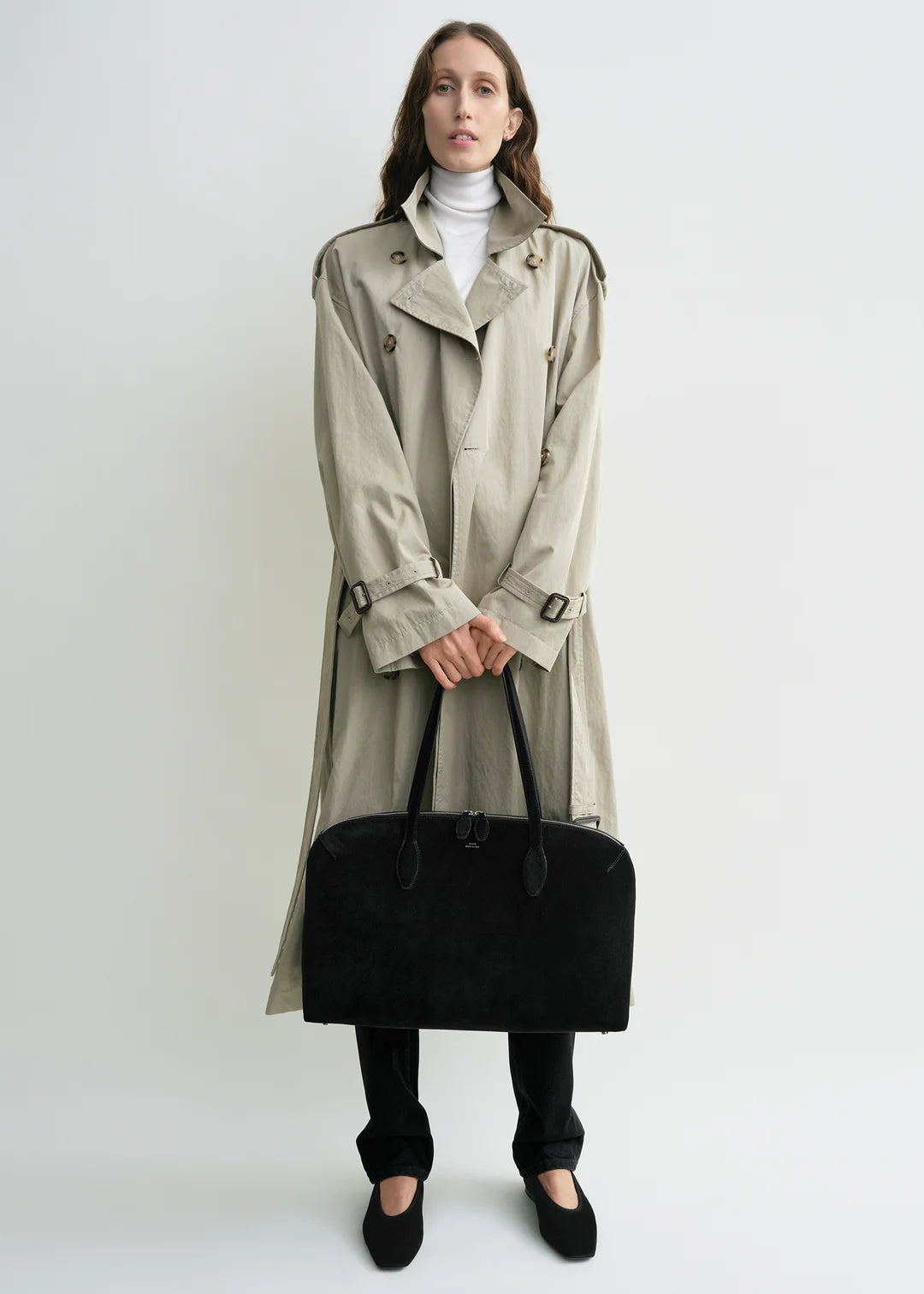Toteme Crisp Summer Trench in Clay