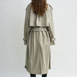 Toteme Crisp Summer Trench in Clay