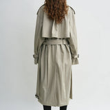 Toteme Crisp Summer Trench in Clay