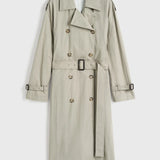 Toteme Crisp Summer Trench in Clay