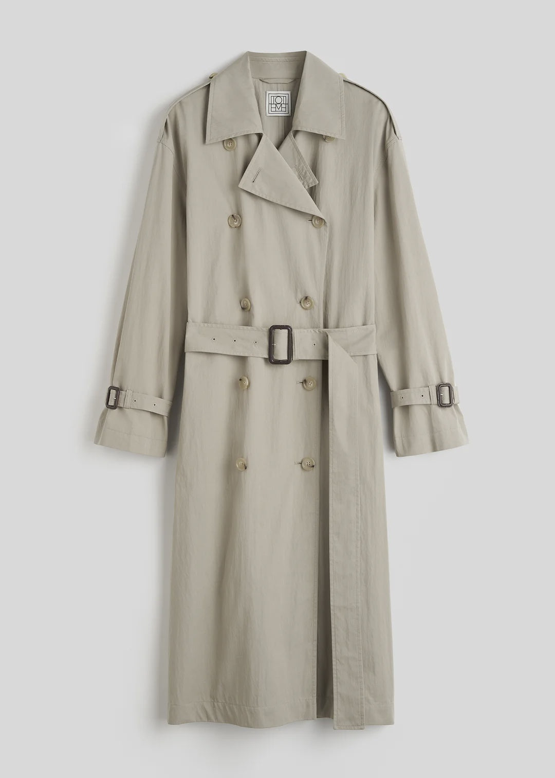 Toteme Crisp Summer Trench in Clay