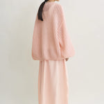 Toteme Puffed Cardigan Mohair in Bloom