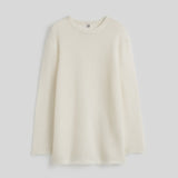 Toteme Long Open Weave Knit in Off White