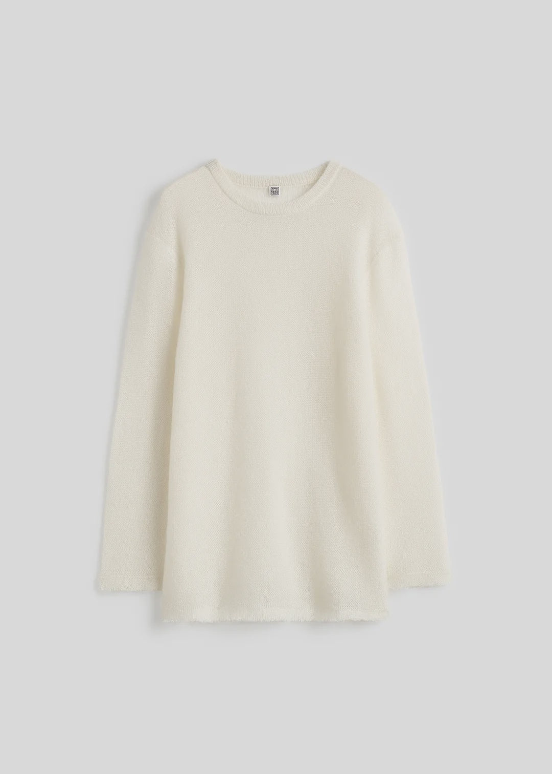 Toteme Long Open Weave Knit in Off White