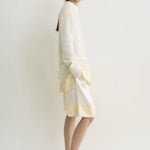 Toteme Long Open Weave Knit in Off White