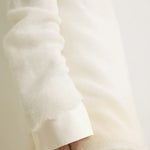 Toteme Long Open Weave Knit in Off White