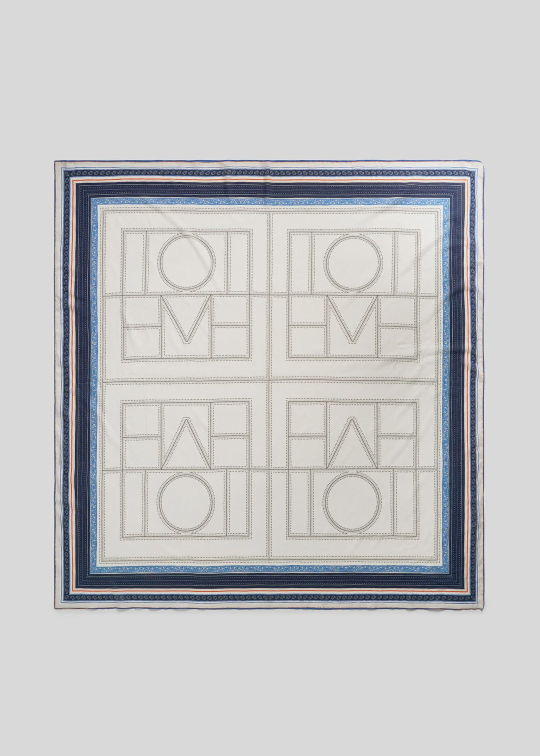 Toteme Collector Sarong Cotton  in Ecru and Navy