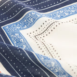 Toteme Collector Sarong Cotton  in Ecru and Navy