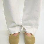 Toteme Slip Suede Ballerinas in Cashew