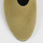 Toteme Slip Suede Ballerinas in Cashew