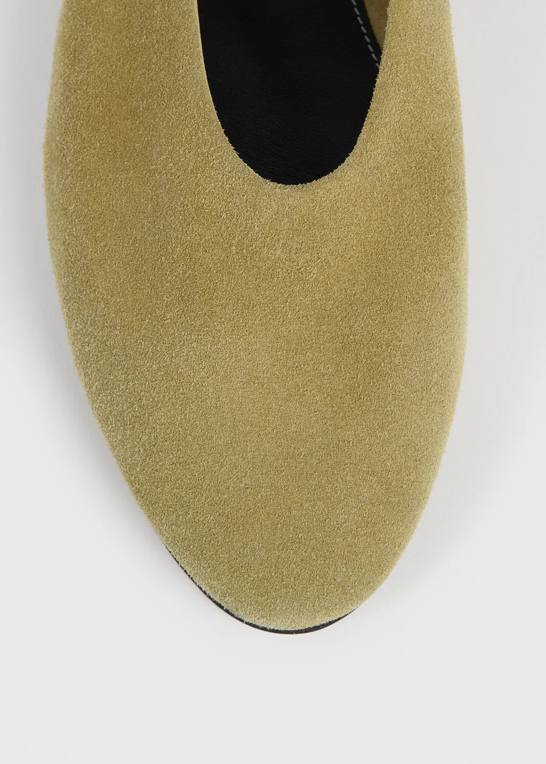 Toteme Slip Suede Ballerinas in Cashew