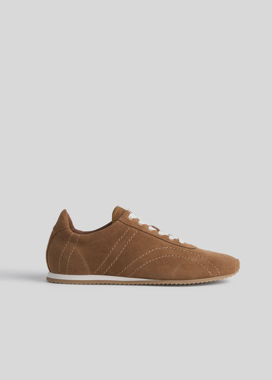 Toteme Flex Suede Sneaker in Copper